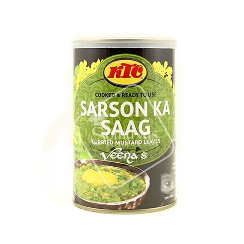 Buy KTC Cooked & Ready to Use Sarson Ka Saag 800g at Veenas.com - Online Indian Grocery Store UK
