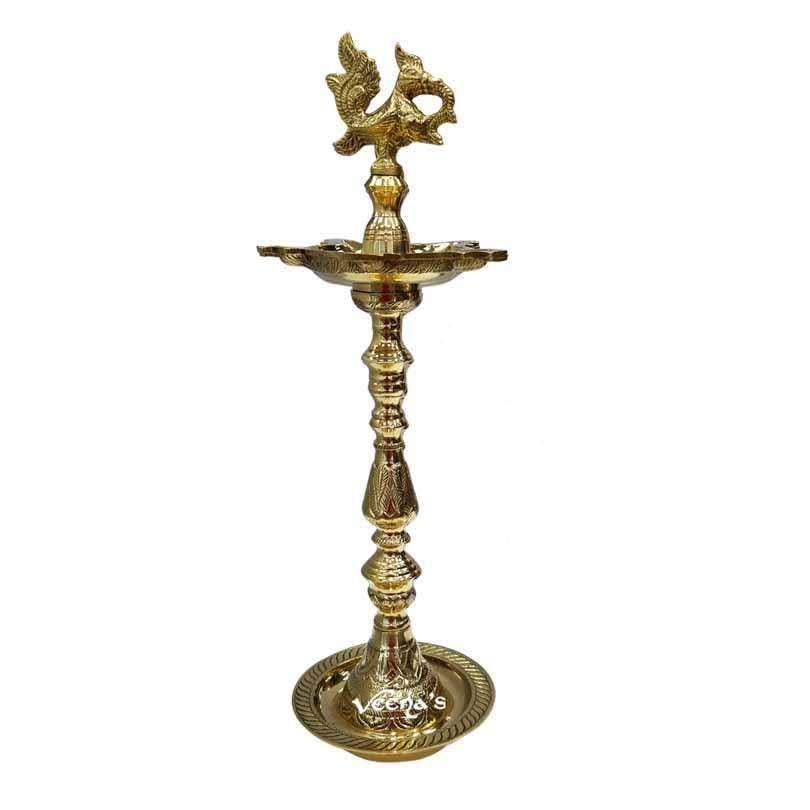 Buy Kerala Kuthu Vilakku (Garuda Lamp) 18Inch (Approx) at Veenas.com - Online Indian Grocery Store UK