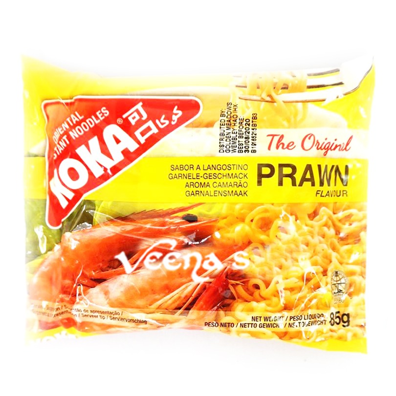 Buy Koka Noodles Prawn Flavour 85g at Veenas.com - Online Indian Grocery Store UK