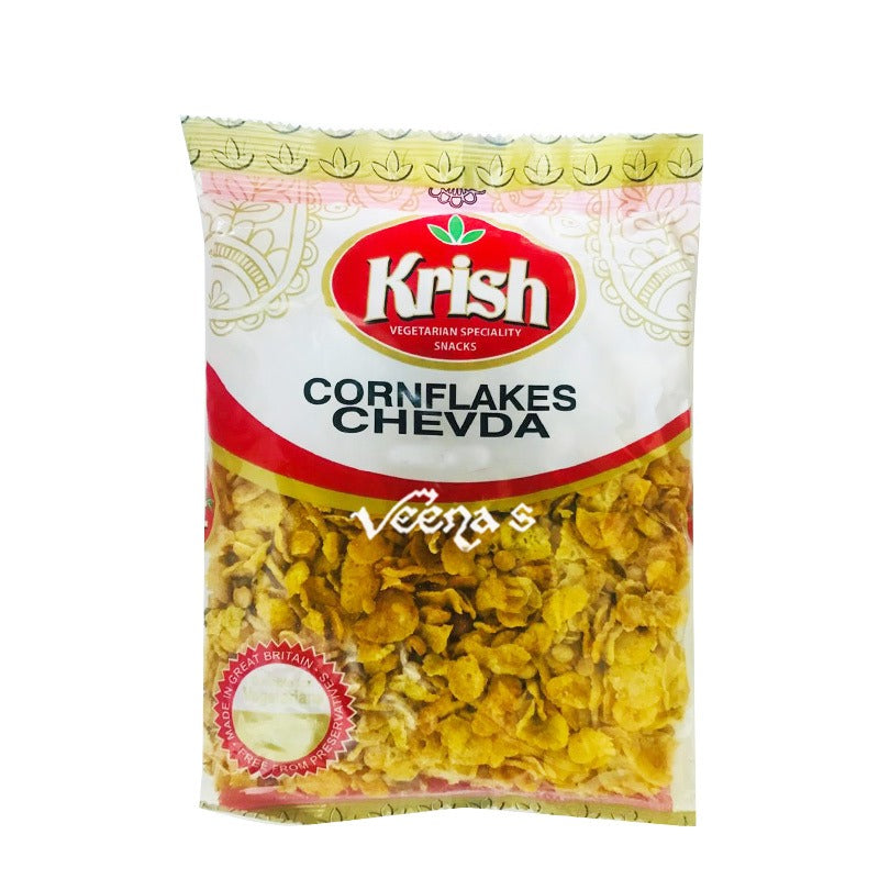 Buy Krish Cornflakes Chevda 250G at Veenas.com - Online Indian Grocery Store UK