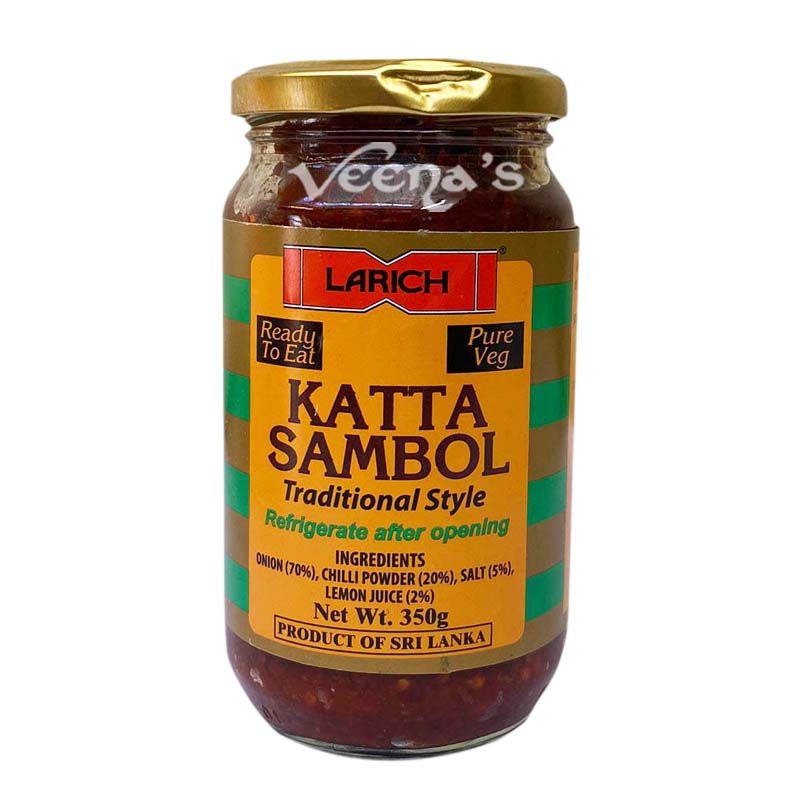 Buy Larich Katta Sambol Veg 350g at Veenas.com - Online Indian Grocery Store UK