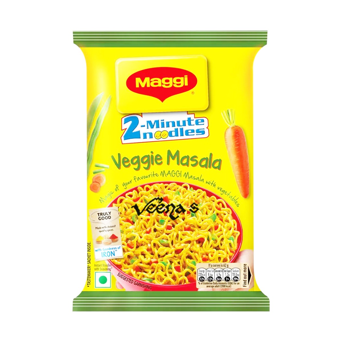 Buy Maggi Veg Atta Noodles 72g at Veenas.com - Online Indian Grocery Store UK