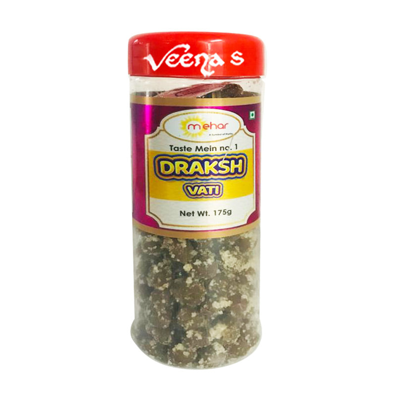 Buy Mehar Draksh Vati 175g at Veenas.com - Online Indian Grocery Store UK