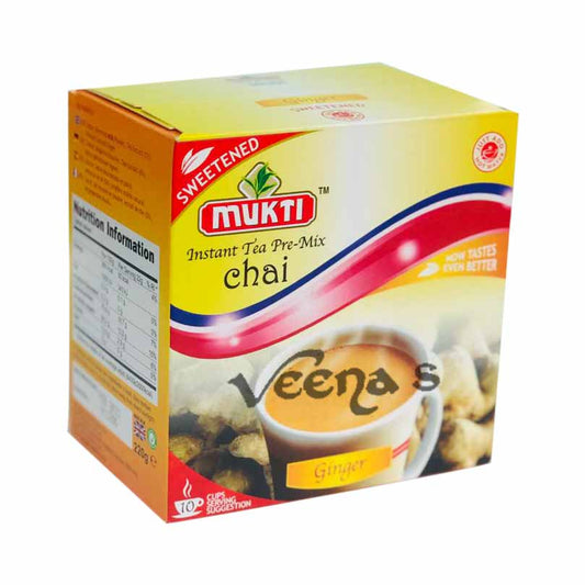 Mukti Instant Ginger Tea 220g (Sweetened)