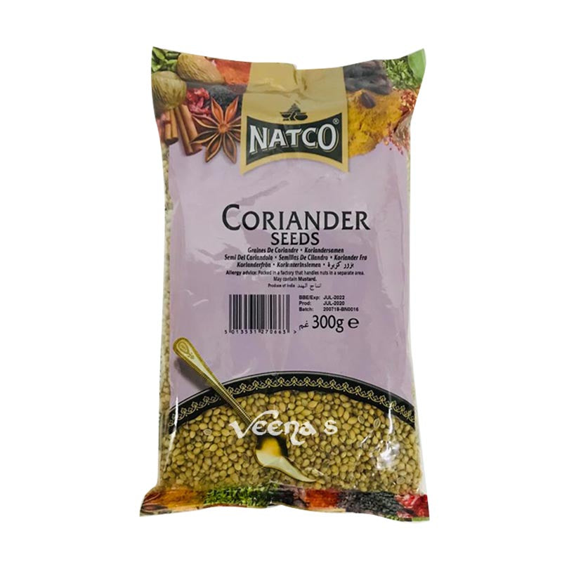 Buy Natco Coriander Seeds 300g at Veenas.com - Online Indian Grocery Store UK