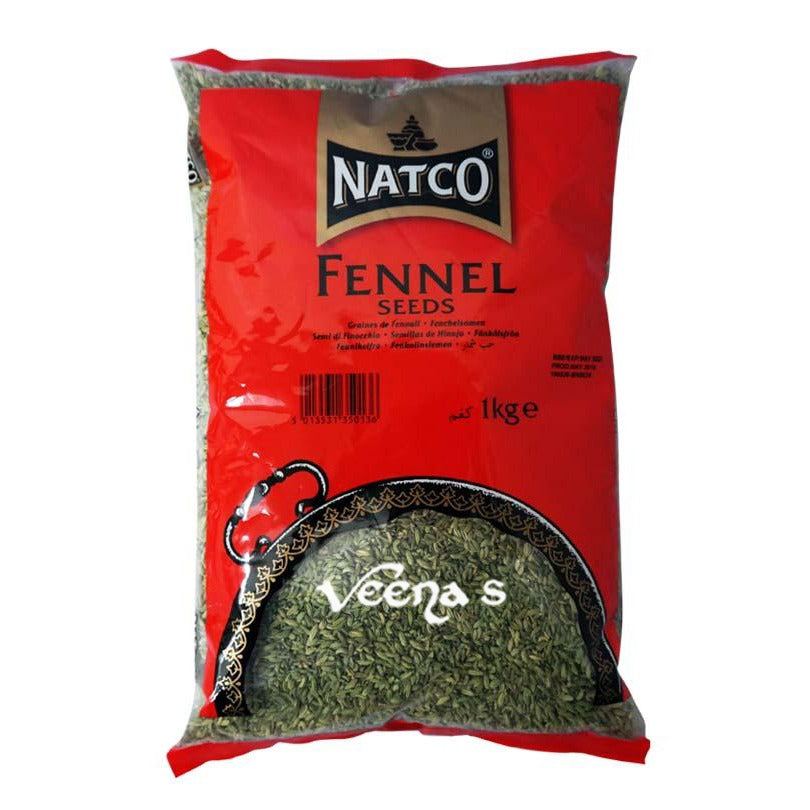 Buy Natco Fennel Seeds 1kg at Veenas.com - Online Indian Grocery Store UK