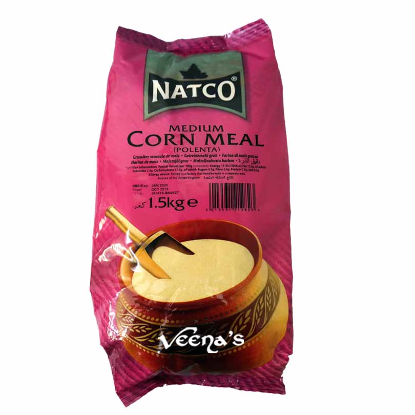 Buy Natco Medium Corn Meal 1.5kg at Veenas.com - Online Indian Grocery Store UK