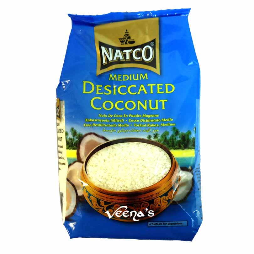 Buy Natco Medium Desiccated Coconut 300g at Veenas.com - Online Indian Grocery Store UK