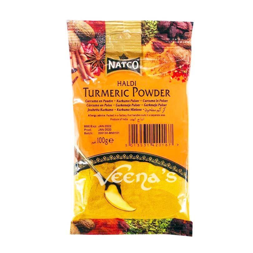 Buy Natco Turmeric Powder (Haldi) 100g at Veenas.com - Online Indian Grocery Store UK