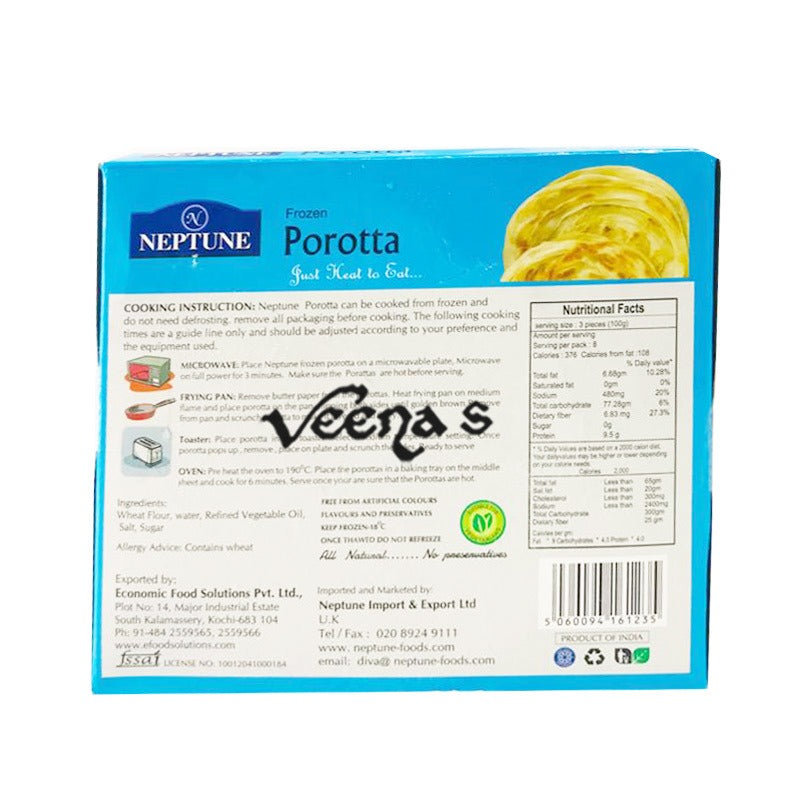 Neptune Frozen Porotta 350g (Buy 1 Get 1 Free)