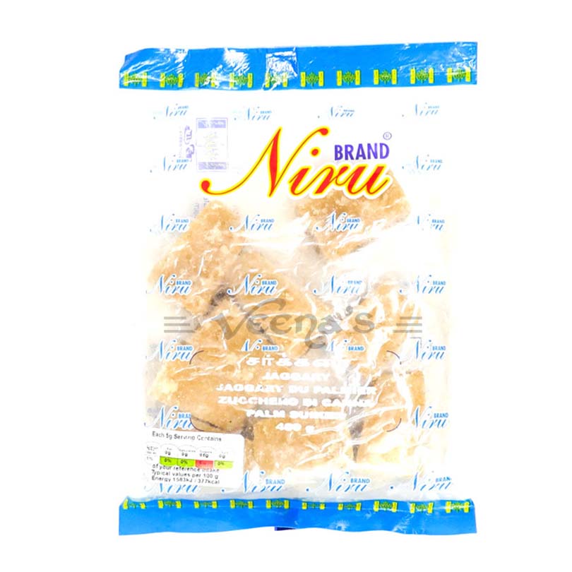 Niru Jaggery White Cube 400g