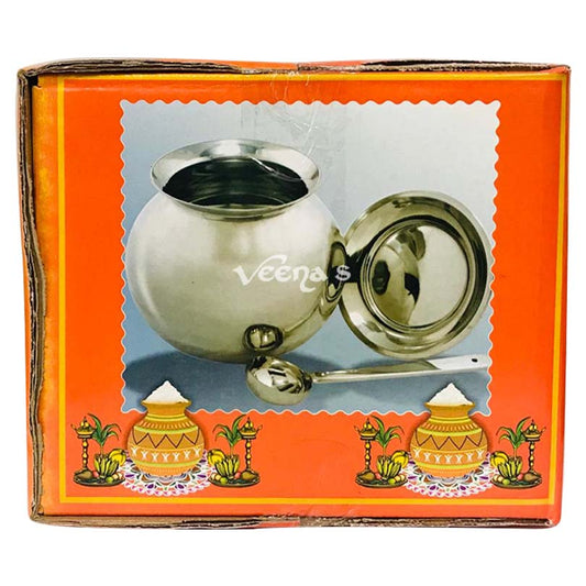 Niru Pongal Pudinam (Pot & Spoon)