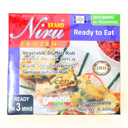 Niru Vegetable Stuffed Roti 400g