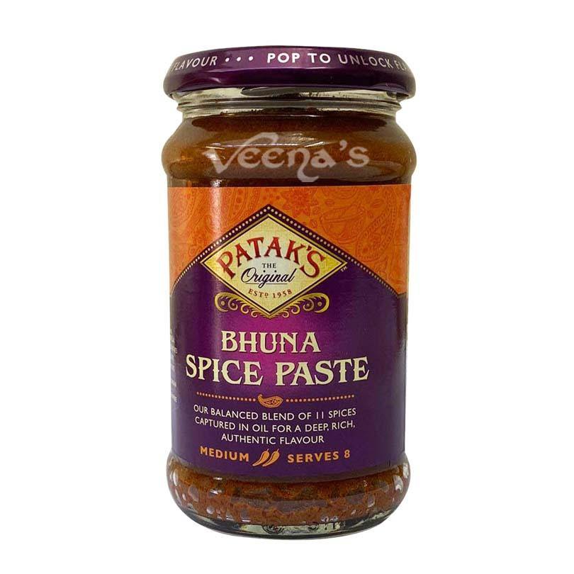 Buy Pataks Bhuna Spice Paste 283gm at Veenas.com - Online Indian Grocery Store UK