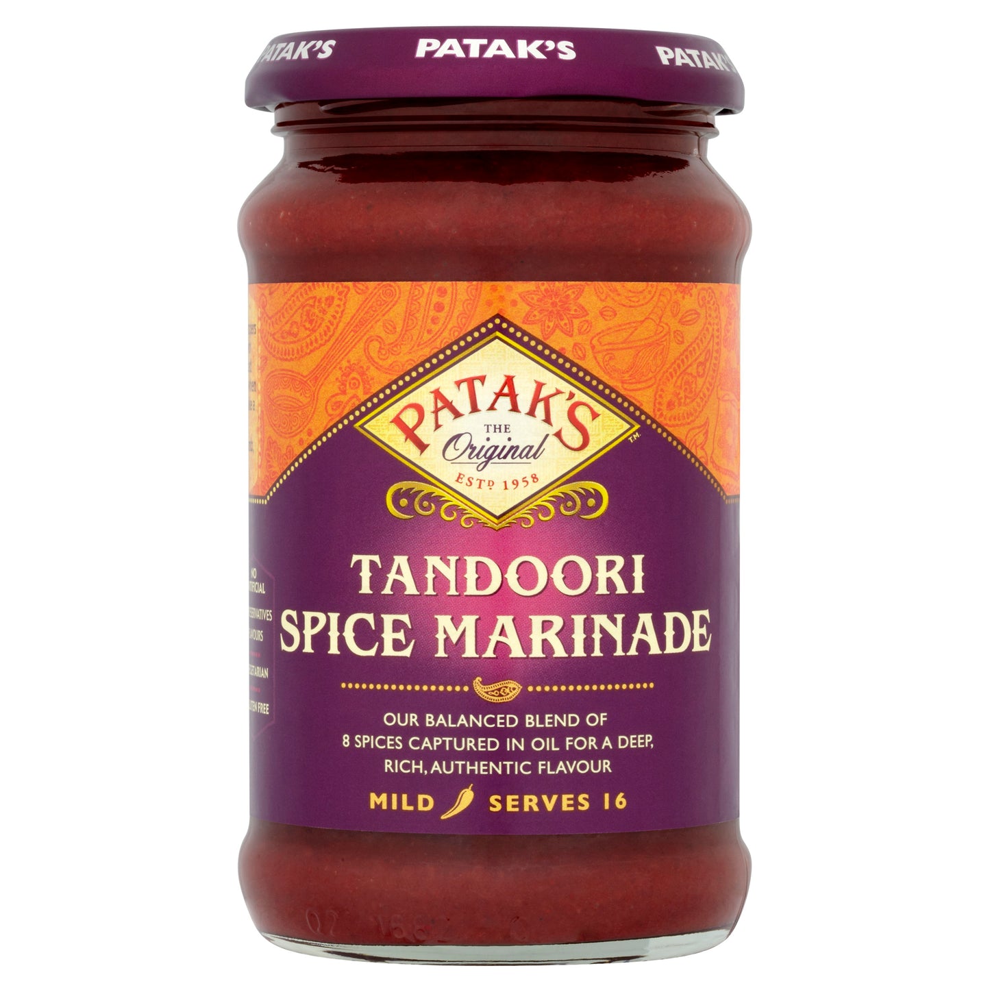 Buy Pataks Tandoori Spice Marinada 283gm at Veenas.com - Online Indian Grocery Store UK