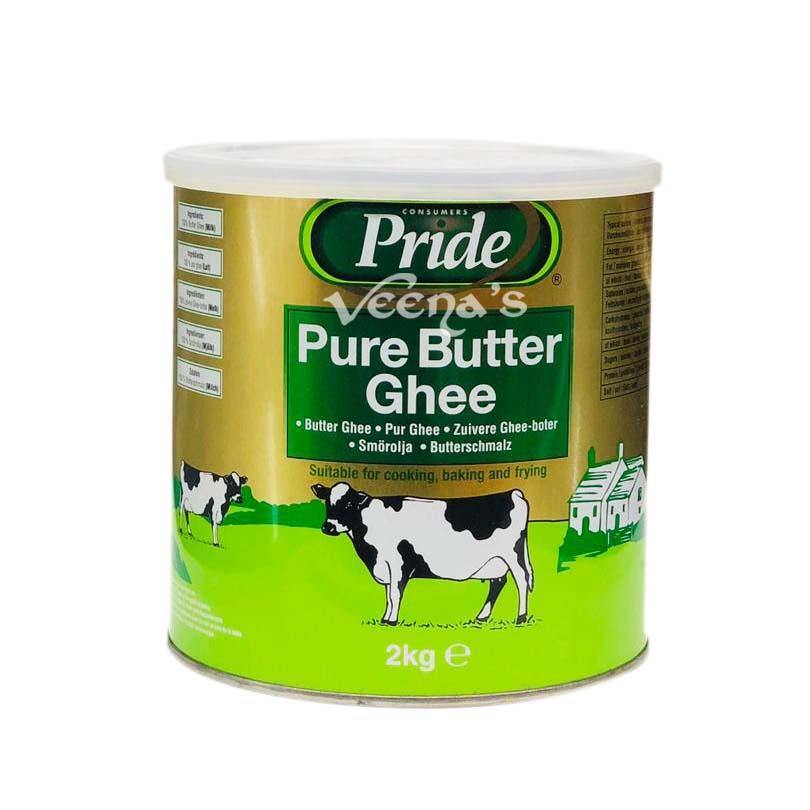 Buy Pride Pure Butter Ghee 2kg at Veenas.com - Online Indian Grocery Store UK