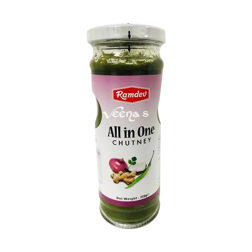 Buy Ramdev Chutney All In One 220g at Veenas.com - Online Indian Grocery Store UK