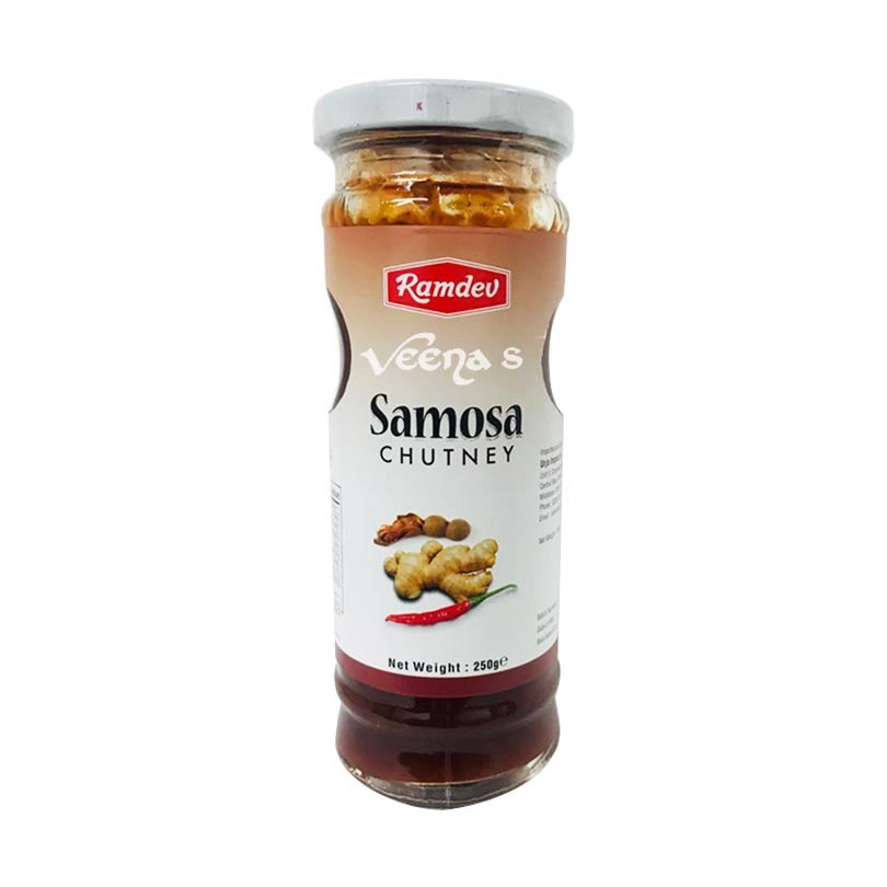Buy Ramdev Samosa Chutney 250g at Veenas.com - Online Indian Grocery Store UK
