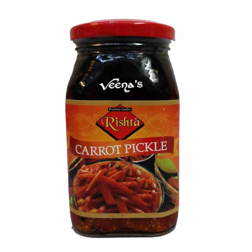 Buy Rishta Carrot Pickle 400g at Veenas.com - Online Indian Grocery Store UK