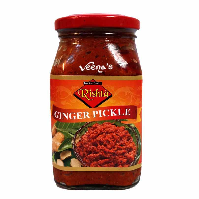 Buy Rishta Ginger Pickle 400g at Veenas.com - Online Indian Grocery Store UK