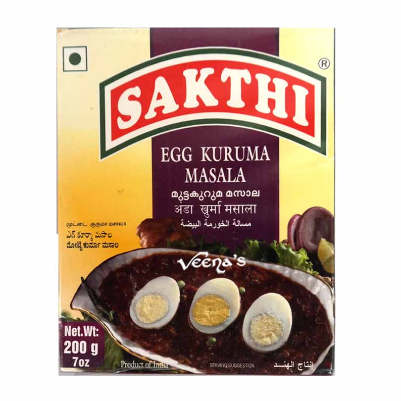 Buy Sakthi Egg Kuruma Masala 200g at Veenas.com - Online Indian Grocery Store UK