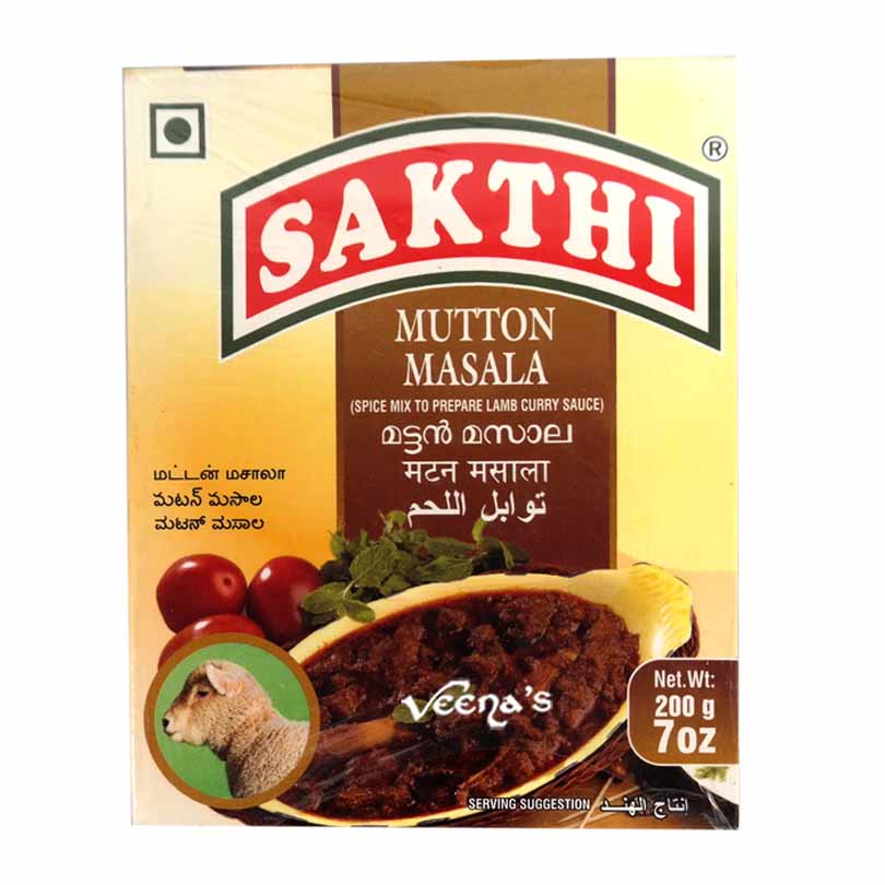 Buy Sakthi Mutton Masala 200g at Veenas.com - Online Indian Grocery Store UK