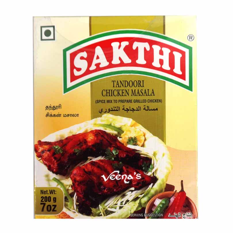 Buy Sakthi Tandoori Chicken Masala 200g at Veenas.com - Online Indian Grocery Store UK