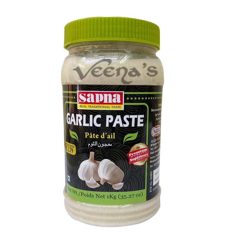 Buy Sapna Garlic Paste 1kg at Veenas.com - Online Indian Grocery Store UK