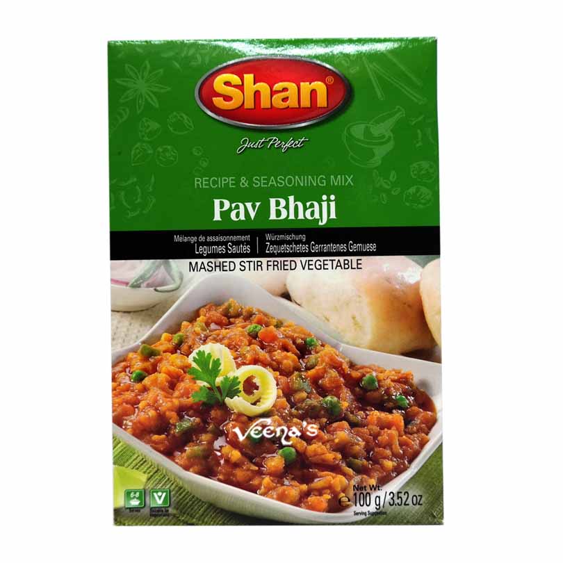 Buy Shan Pav Bhaji Masala 100G at Veenas.com - Online Indian Grocery Store UK