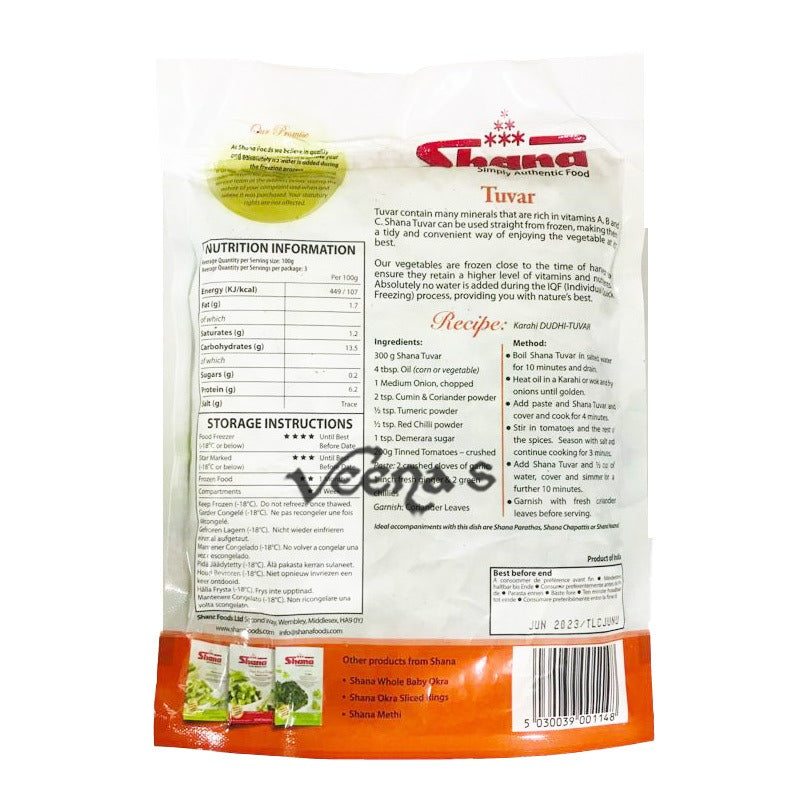 Buy Shana Tuvar 300g at Veenas.com - Online Indian Grocery Store UK