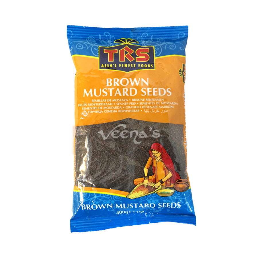 Buy TRS Brown Mustard Seeds 400g at Veenas.com - Online Indian Grocery Store UK