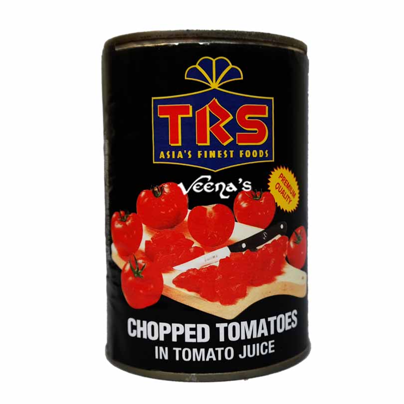 Buy TRS Chopped Tomatoes 400g at Veenas.com - Online Indian Grocery Store UK