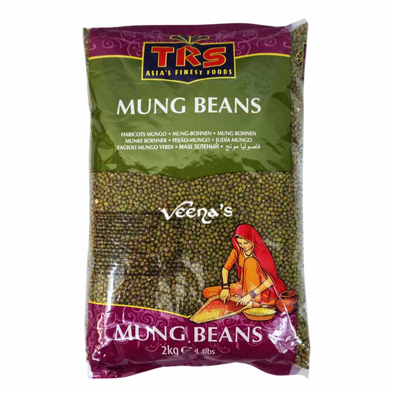 Buy TRS Mung Beans 2kg at Veenas.com - Online Indian Grocery Store UK