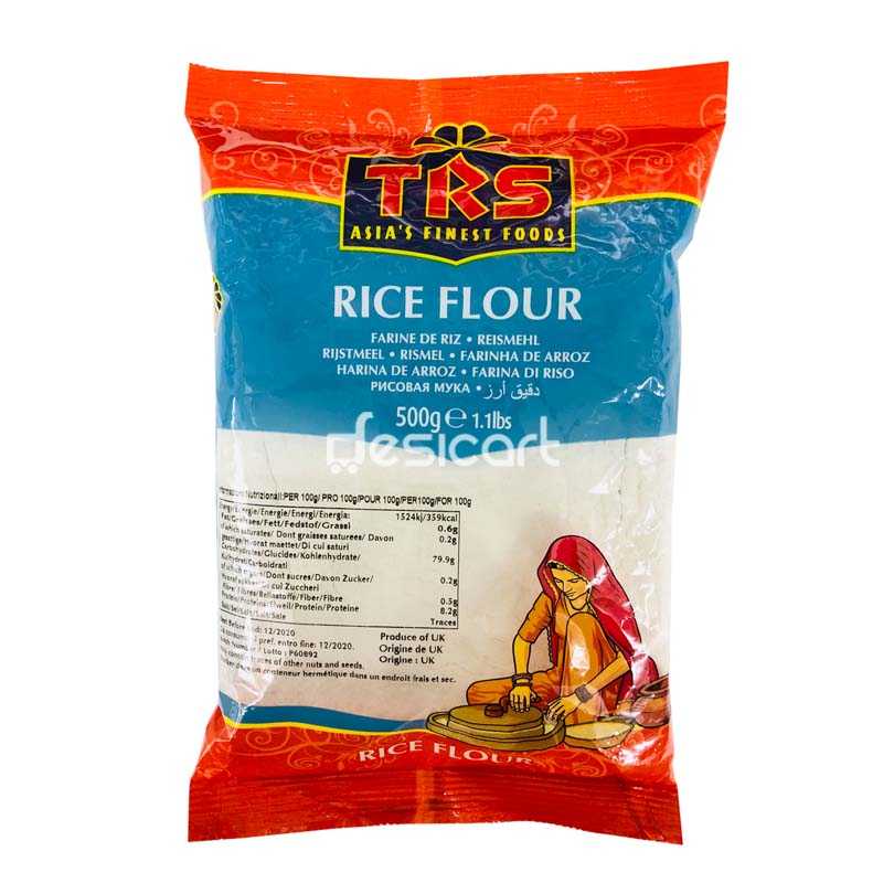 Buy TRS Rice Flour 500g at Veenas.com - Online Indian Grocery Store UK