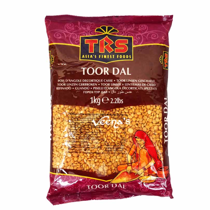 Buy TRS Toor Dal 1kg at Veenas.com - Online Indian Grocery Store UK