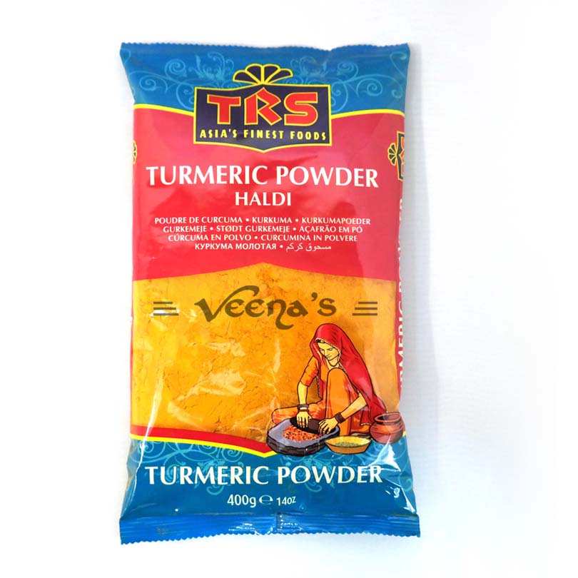 Buy TRS Turmeric Powder (Haldi) 400g at Veenas.com - Online Indian Grocery Store UK