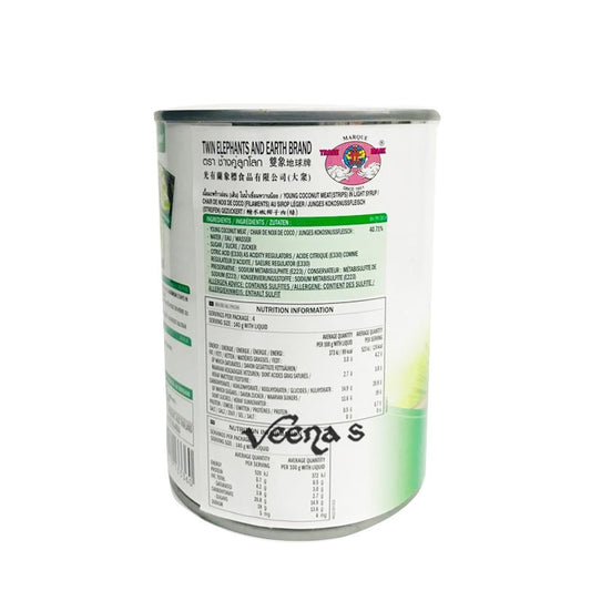 Twin Elephants Young Coco Meat Syrup 565G