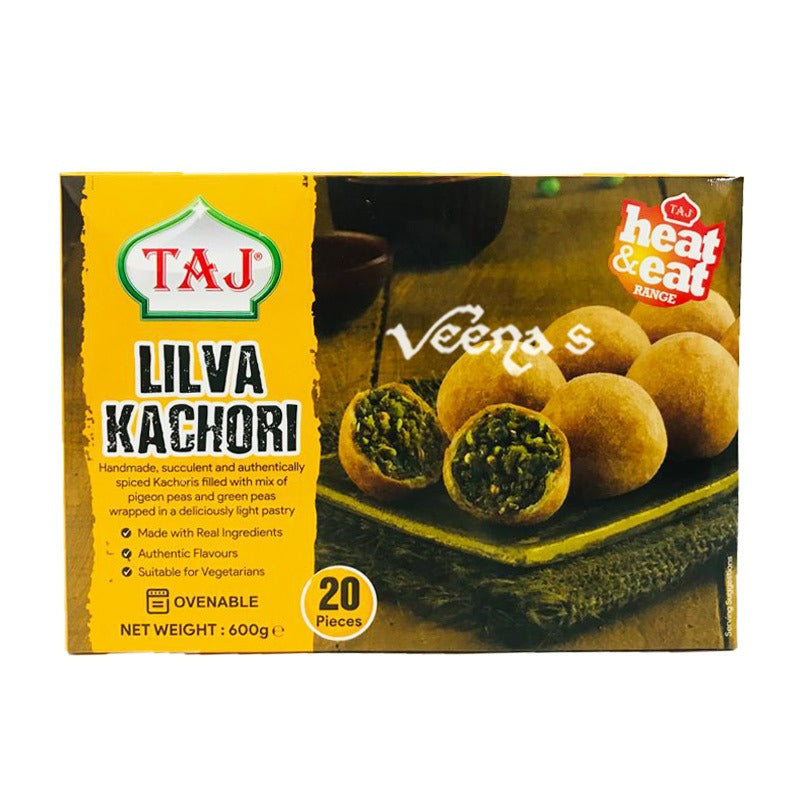 Buy Taj Lilva Kachori 600g (20Pcs) at Veenas.com - Online Indian Grocery Store UK