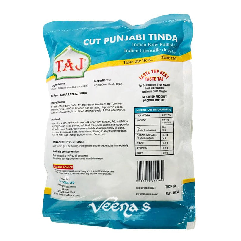Buy Taj Punjabi Tinda 300g at Veenas.com - Online Indian Grocery Store UK