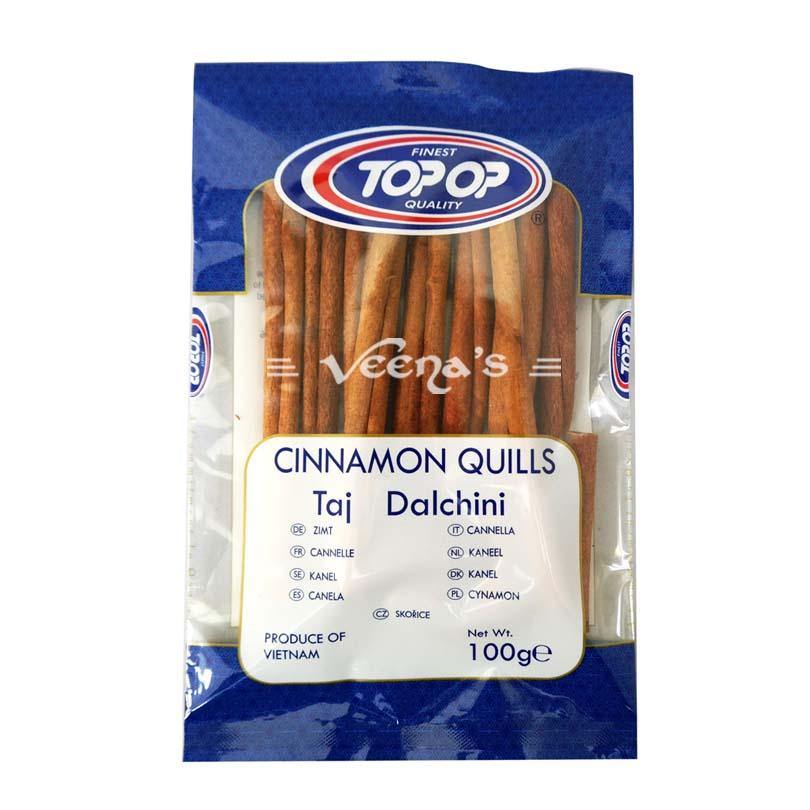 Buy Top Op Cinnamon Quills 100g at Veenas.com - Online Indian Grocery Store UK