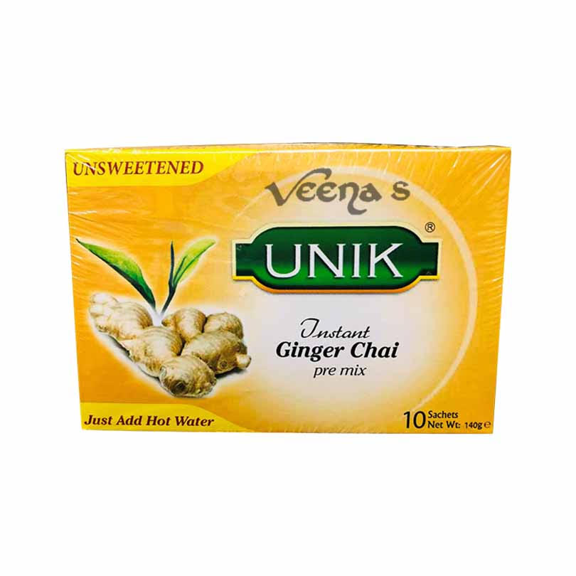 Buy Unik Ginger Tea 140g (Unsweetened) at Veenas.com - Online Indian Grocery Store UK