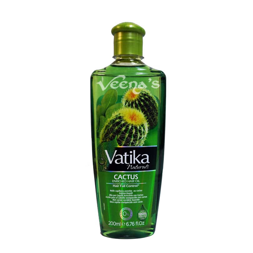 Vatika Cactus Enriched Hair Oil 200ml – veenas.com