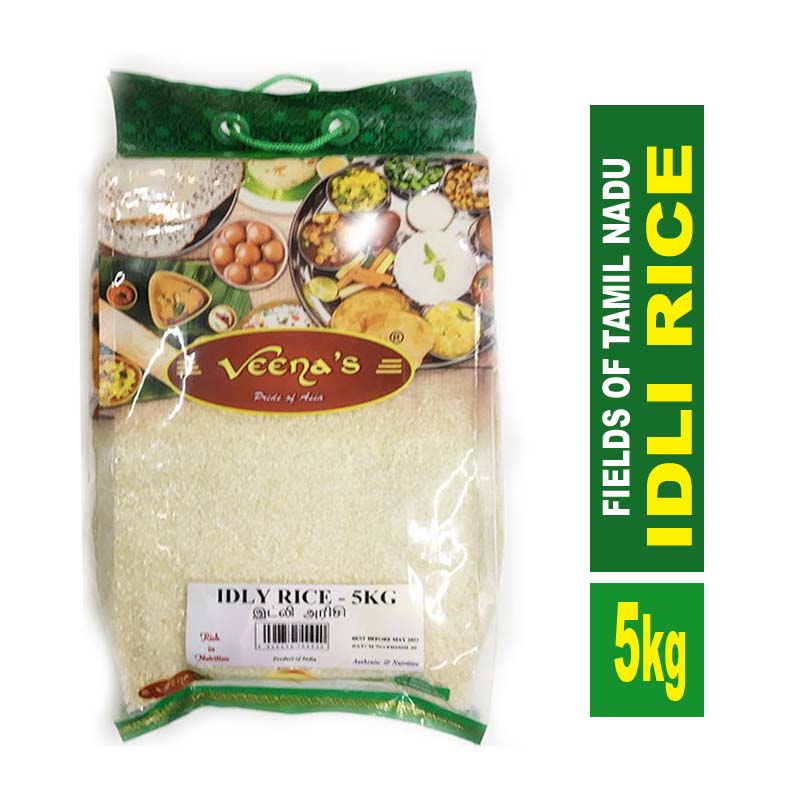 Buy Veena's Idli Rice 5kg at Veenas.com - Online Indian Grocery Store UK