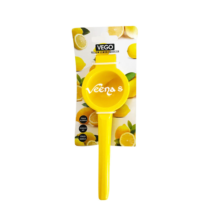 Buy Vego Yellow Lemon Squeezer at Veenas.com - Online Indian Grocery Store UK
