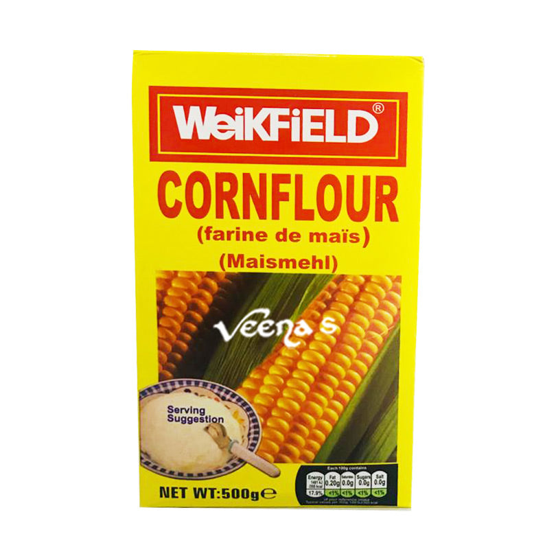Buy Weikfield Cornflour 500g at Veenas.com - Online Indian Grocery Store UK