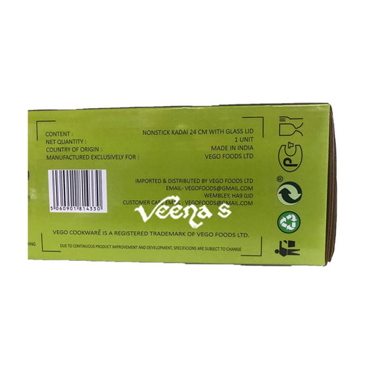 Vego Granito Nonstick Kadhai 24cm