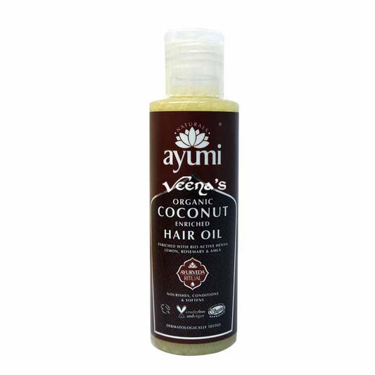 Ayumi Organic Coconut Hair Oil 150ml - veenas.com