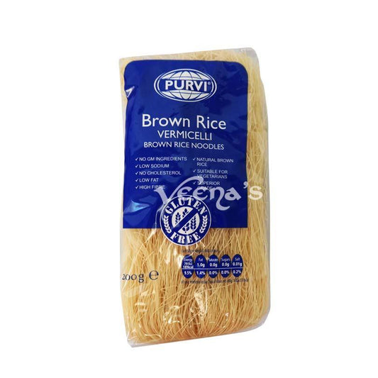 Purvi Brown Rice Vermicelli 200g - veenas.com