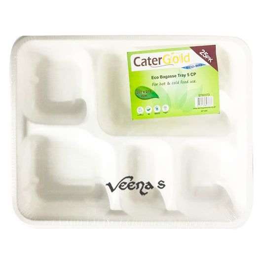 CaterGold 5Cp 'Eco Bio Tray 25Pc [St80373]