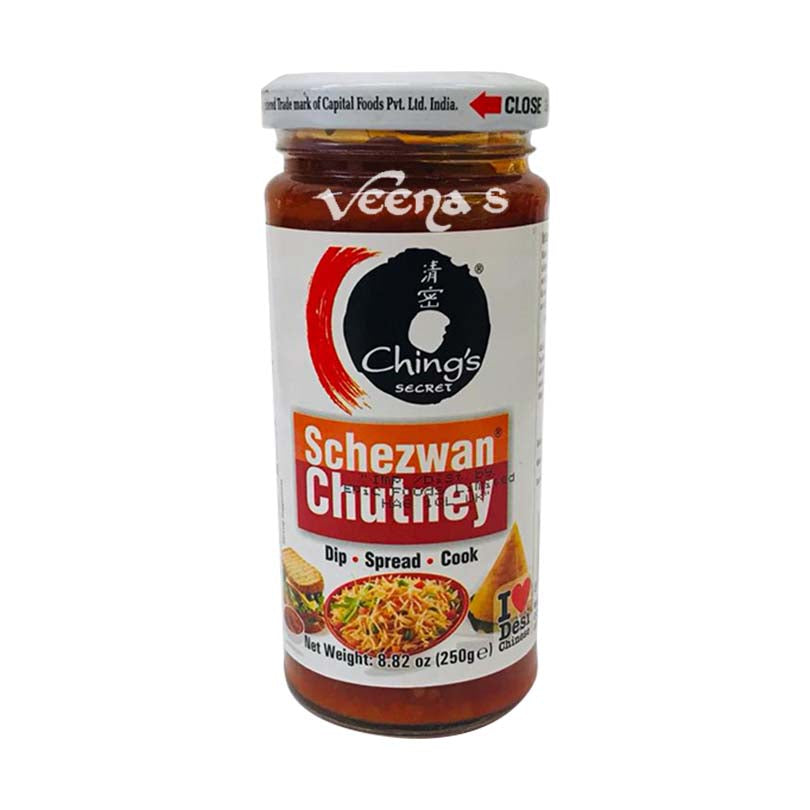 Buy Ching's Schezwan Chutney 250G at Veenas.com - Online Indian Grocery Store UK